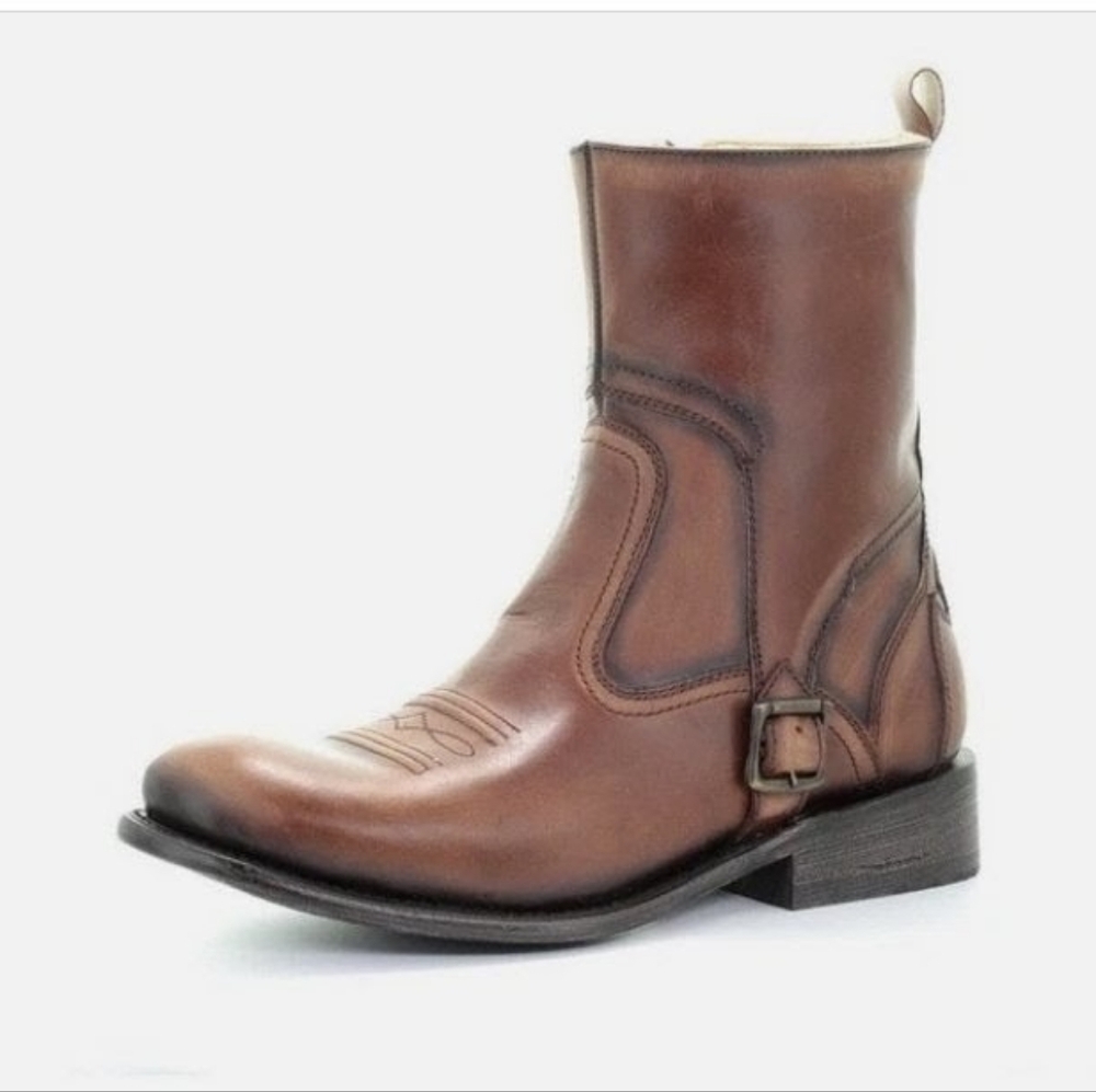 Men's Brown Leather Boots